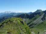 Dents du Midi, Mont Blanc, Cornettes de Bises.