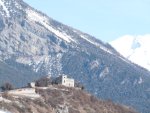 Château depuis Sierre en vue nord-est