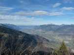 Vue sur la vallée du Rhône jusqu'au Léman