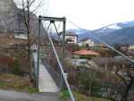 Le Pont suspendu de Chamoson.