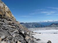 Moraine du Tsanfleuron en aval