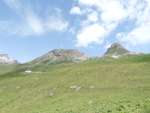 Vue du côté du Col de Torrent (pas notre col pour cette rando, mais ça aurait fait une balade sympa avec  descente sur Evolène)