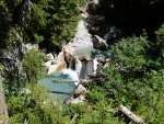 En longeant le Trient (la rivière provenant du glacier éponyme)