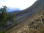 Descente versant sud Gastlosen depuis Col du Loup