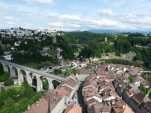 Vue du Gotteron depuis la cathédrale.