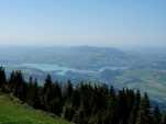 Vue sur le Lac de Gruyère.