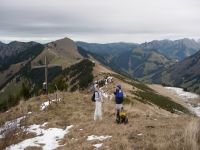 l'itinéraire de descente