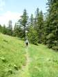 Le chemin qui mène à la descente de La Loudxe