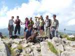 Sommet du Gemmenalphorn 2061m ... à noter que le chien (le seul qui ne rigole pas) n'était pas avec nous.