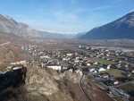 Partie de la colline de Sailon et Vallèe du Rhône