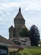 Château de Vufflens depuis le train.