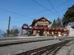 La gare de Glion.