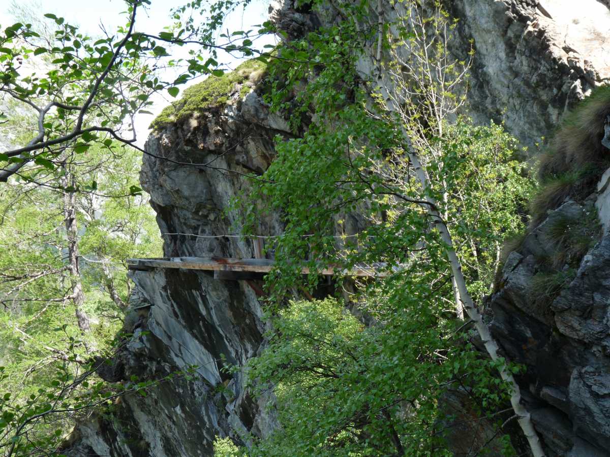 Passerelle et bisse