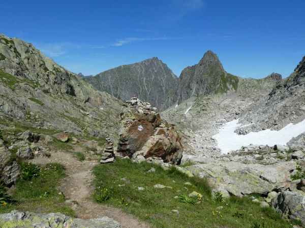 Arrivée au Col de Fenestral 2450 m