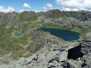 Le Lac de Vaux depuis le sommet du Mont Rogneux