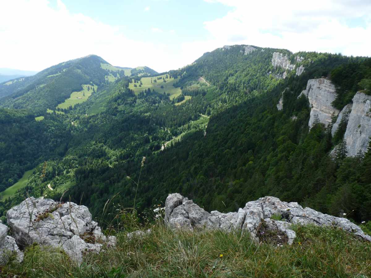 Les Aiguilles depuis le Mont de Baulmes