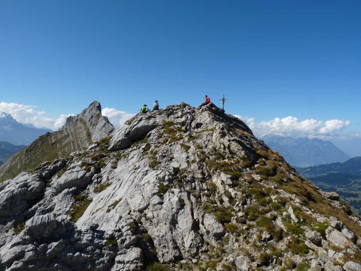 Sommet de la Haute Corde avec sa croix