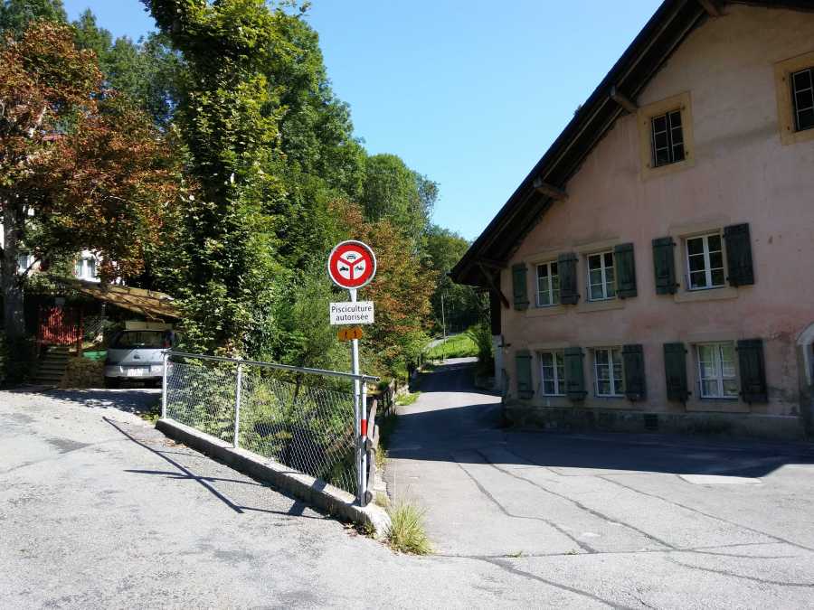 Départ du sentier des passerelles