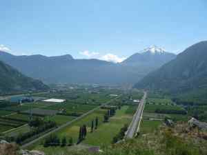 Plaine du Rhône vue Est