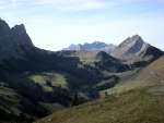 Dent de Brenleire en montant au Col du Loup