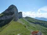 La Tour de Mayen et la Tour d'Aï depuis la crête ou plutôt depuis la croupe nord-est