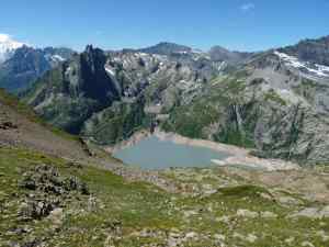 Fenêtre sur le Lac d'Emosson