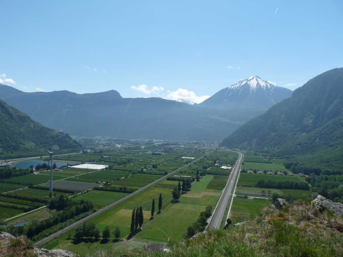 Plaine du Rhône vue Est